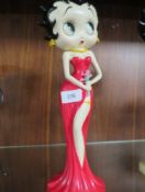 A Betty Boop with flowers