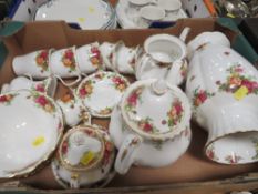 A box of Royal Albert Old Country Roses