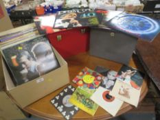 A quantity of LP records and 7