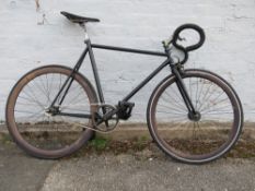 An MIC Velodrome track bike with fixed and ratchet gear and 2