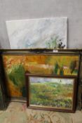 A collection of assorted Frederick John England oil paintings (5)