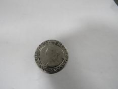 An Elizabeth I silver shilling