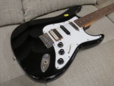 An Encore Coaster electric guitar
