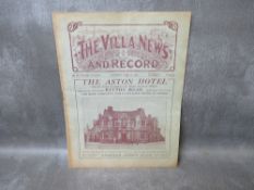 A 29TH APRIL 1928 / 1929 SEASON ASTON VILLA v HUDDERSFIELD TOWN FOOTBALL PROGRAMME