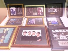 A COLLECTION OF SIX BEATLES FILM CELL PICTURES, all with certificates of authenticity, together with