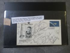 PROJECT MERCURY 1962 CAPE CANAVERAL SIGNED COVER, multiple signatures to include Owen Garriott,