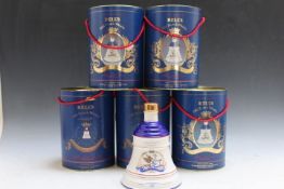 FIVE COLLECTORS BOTTLES OF BELL'S ROYAL OCCASION WHISKY, in original gift tins, consisting of 2