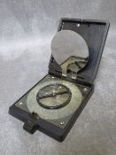 AN ORIGINAL WW2 GERMAN WEHRMACHT DRP MARCHING COMPASS (KURHT), with bakelite case