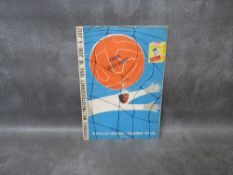 A 1954 WORLD CUP QUARTER FINAL PROGRAMME BRAZIL v HUNGARY, a famous game known as 'The Battle of
