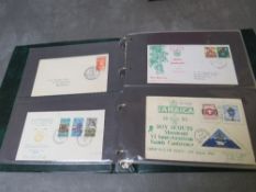 TWO ALBUMS OF SCOUTS / SOUVENIR / EVENTS COVERS, plus Commonwealth 1960 to 1987 and commemorative