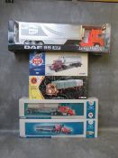 SIX LARGE BOXED DIE CAST ITEMS, to include Corgi Kings Of The Road Scammell Highwayman tanker 1:50