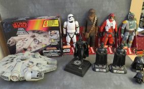 STAR WARS COLLECTION, to include boxed Millennium Falcon, four 18