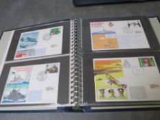 TWO ALBUMS OF ROYAL NAVY OFFICIAL LIMITED EDITIONS, flown / carried and backstamped, multi