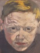 ETHEL GABAIN (1883-1950). French / Scottish school, impressionist portrait study of a boy, signed