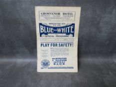 A 5TH MAY 1933 / 1934 SEASON MANCHESTER CITY v WOLVERHAMPTON WANDERERS FOOTBALL PROGRAMME,