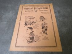 AN 8TH SEPTEMBER 1934 / 1935 SEASON TOTTENHAM HOTSPUR v WOLVERHAMPTON WANDERERS FOOTBALL PROGRAMME