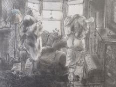 CHRIS ORR (b.1943). 'The Colonel & Mrs Magpie', signed and dated 1978 in pencil lower right, limited