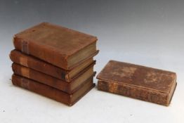 A SET OF FOUR VOLUMES OF A HISTORY OF THE EARTH AND ANIMATED NATURE BY OLIVER GOLDSMITH, together