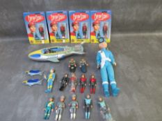 A SELECTION OF CAPTAIN SCARLET, Thunderbirds, Stingray figures and craft