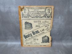 A 10TH APRIL 1908 / 1909 SEASON LIVERPOOL v SHEFFIELD WEDNESDAY FOOTBALL PROGRAMME, which also