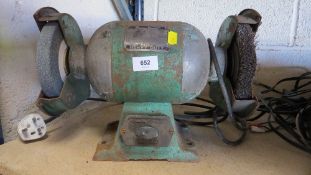 A heavy duty KAMASA bench grinder