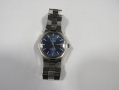 A vintage Tissot seastar automatic stainless steel wristwatch