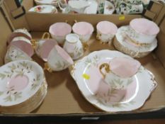 A Royal Albert part vintage tea set