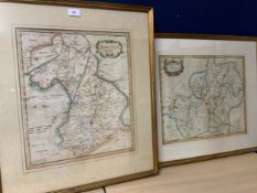 A collection of assorted antique maps to include Morden Hertfordshire, Buckinghamshire,