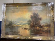 Three oil paintings to include a Polo example. (3)