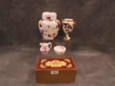 A collection of assorted Coalport and Royal Crown Derby