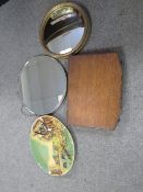 A canteen of Kings pattern cutlery and mirrors etc