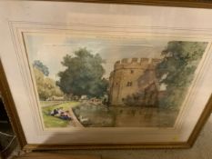 A collection of assorted pictures and prints to include Highland stag, Sturgeon, print, etc.