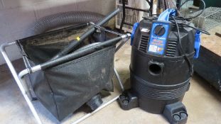 A pond vacuum sludge muncher with hoses etc