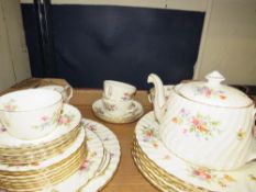 A tray of Minton Marlow tea and dinner ware