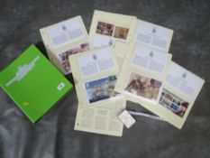 NGC scabbard 2015 Battle of Waterloo proof 5 pounds, graded PF68 ultra cameo, together with an album