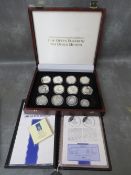Royal Mint 1994 / 1995 H.M. Queen Elizabeth The Queen Mother official silver coin collection,