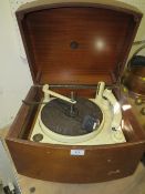 A vintage Pye black box record player (unchecked)