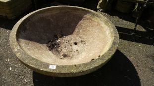 A large bowl shaped garden planter, Dia. 90 cm