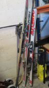 A selection of Ski's and poles