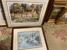 Four assorted signed Sturgeon prints