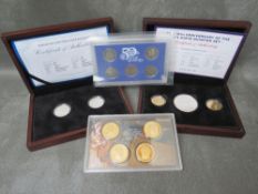 A collection of USA and Canada coins, to include Canada christmas 2012/2013 20 silver 20 dollar pair