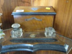 A late 19th /early 20th century desk stand A/F