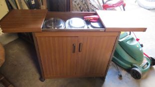 A Hostess style food trolley/warmer