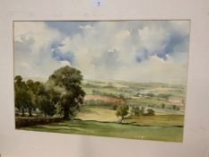 Three framed Sidney Perrin watercolours - two glazed. (3)