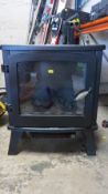 A Beldray Oslo glass sided electric fire