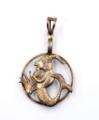 Anhänger, Silver gemarkt, sowie Nr. "140",  L-5cm, 5,2gr.