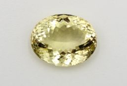 Lemon-Citrin, ca. 93,5ct, facett.