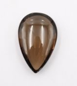 gr. Rauchquarz in Tropfenform, ca. 157ct
