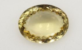Citrin, facett., ca. 132ct