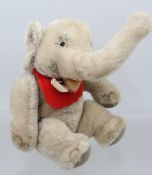Steiff Jumbo Baby, Knopf & Fahne diese verwaschen, ca. H-21cm
